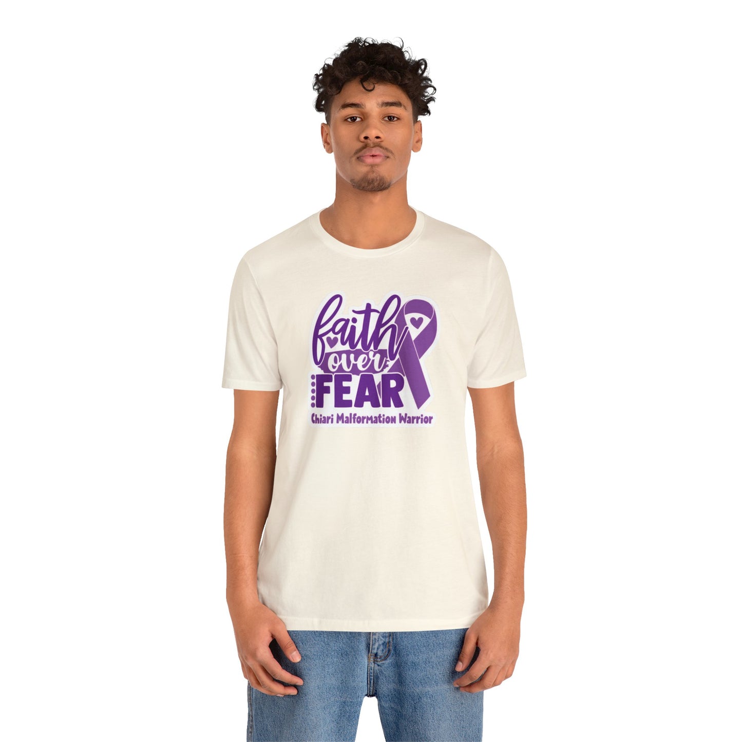 Faith over Fear Chiari Unisex Jersey Tee