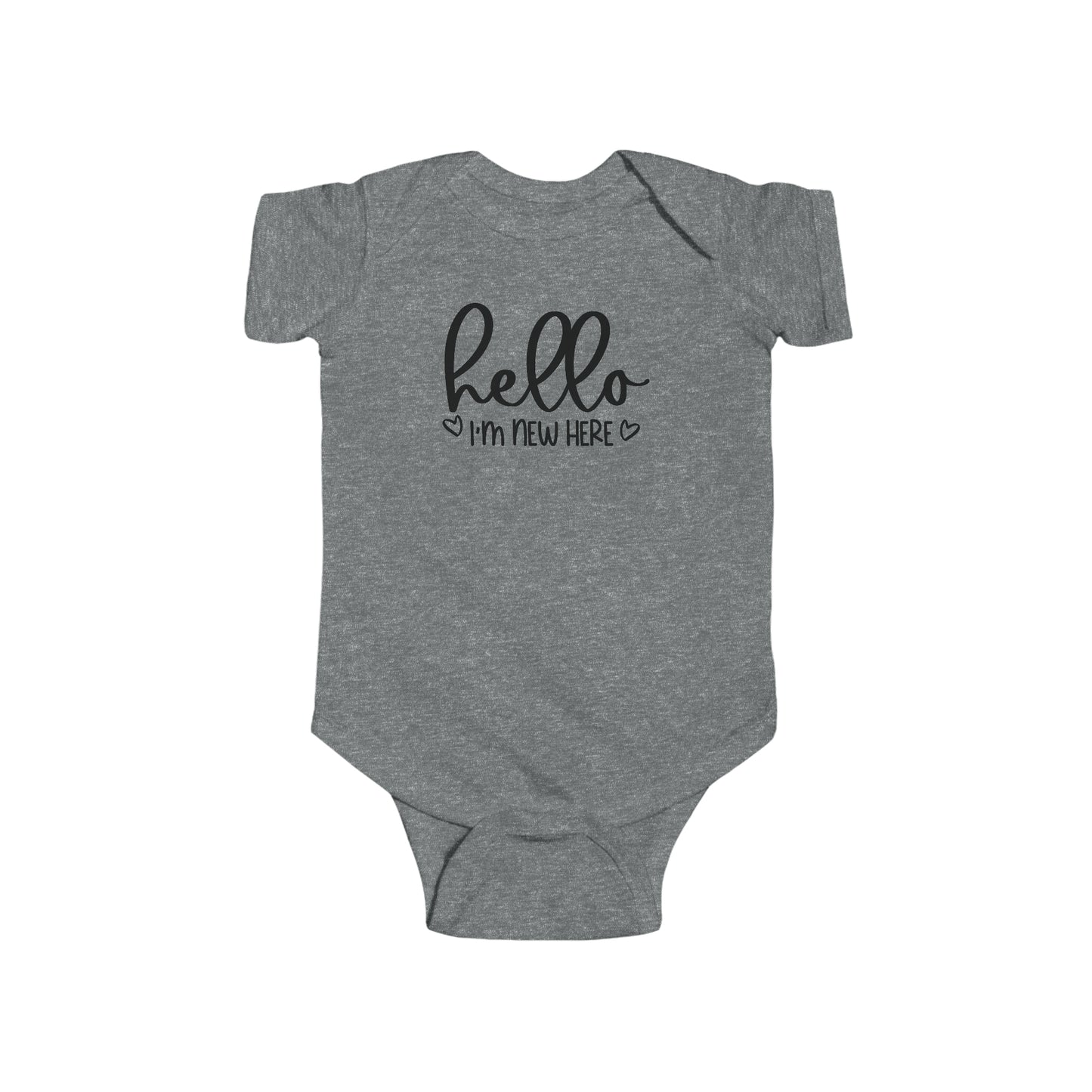 Hello Im New Here Infant Jersey Bodysuit Onesie