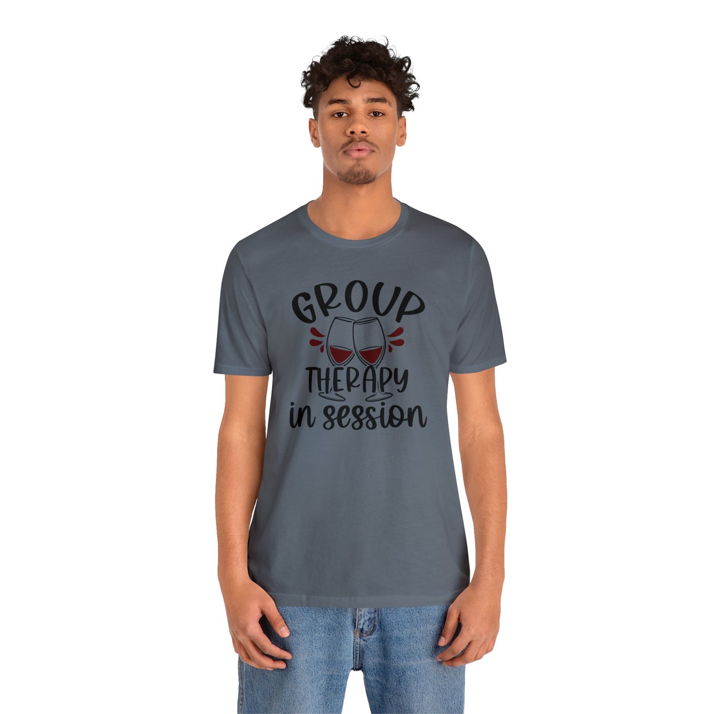 Group Therapy in Session Unisex Jersey Tee