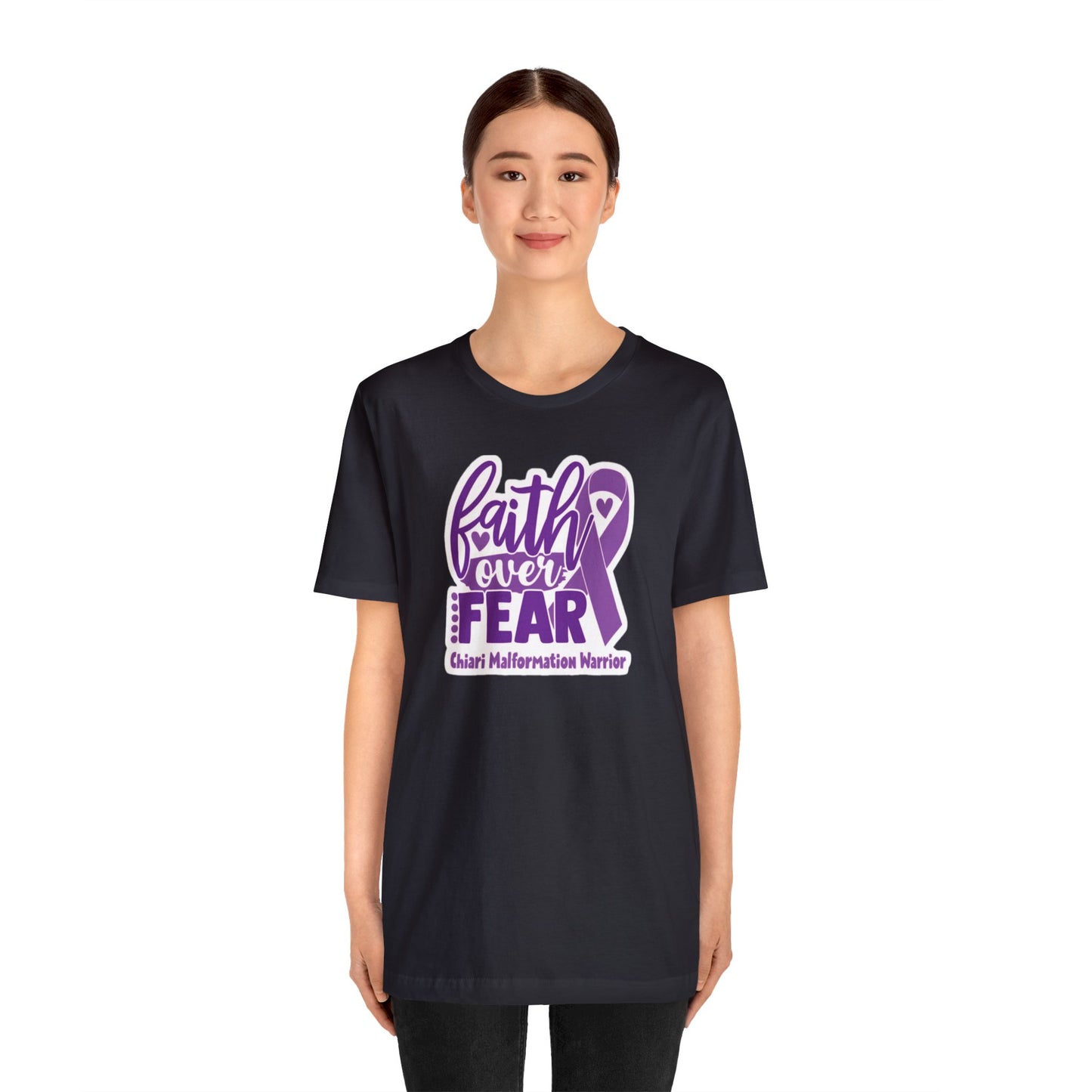 Faith over Fear Chiari Unisex Jersey Tee