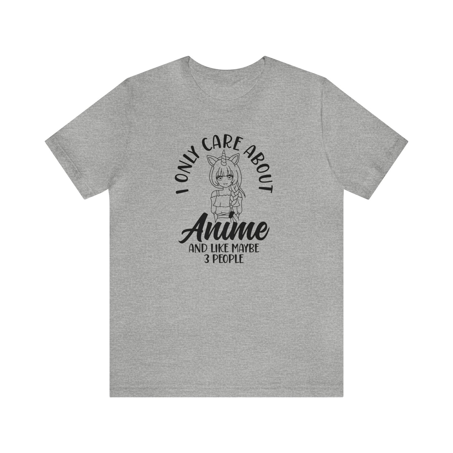 I only care about Anime Unisex Jersey Tee