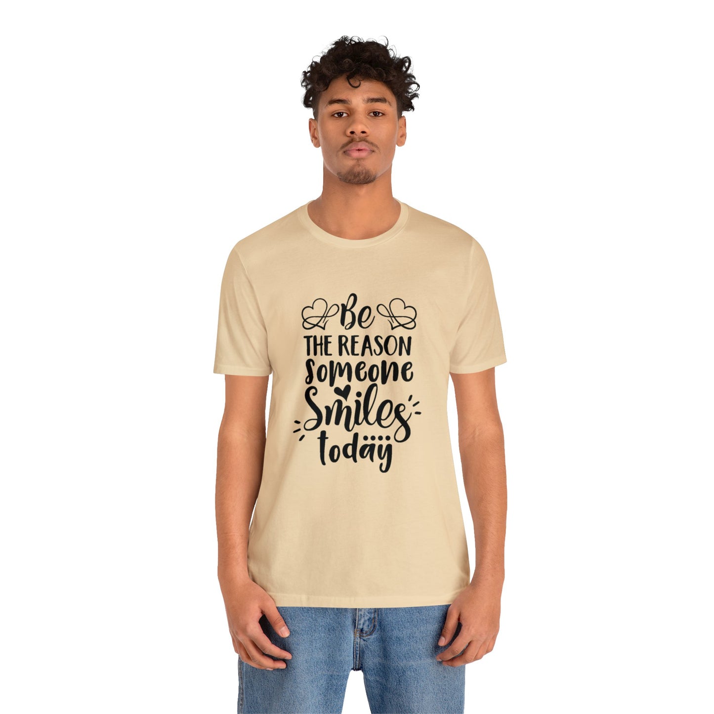 Be the Reason Someone Smiles Unisex Jersey Tee