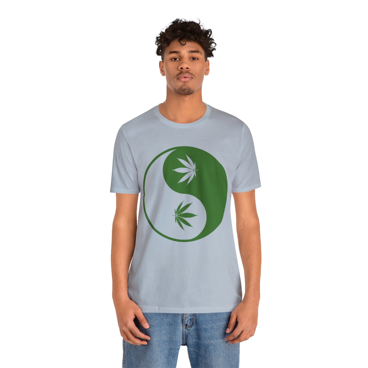 Yin Yang Cannibas Unisex Jersey Tee