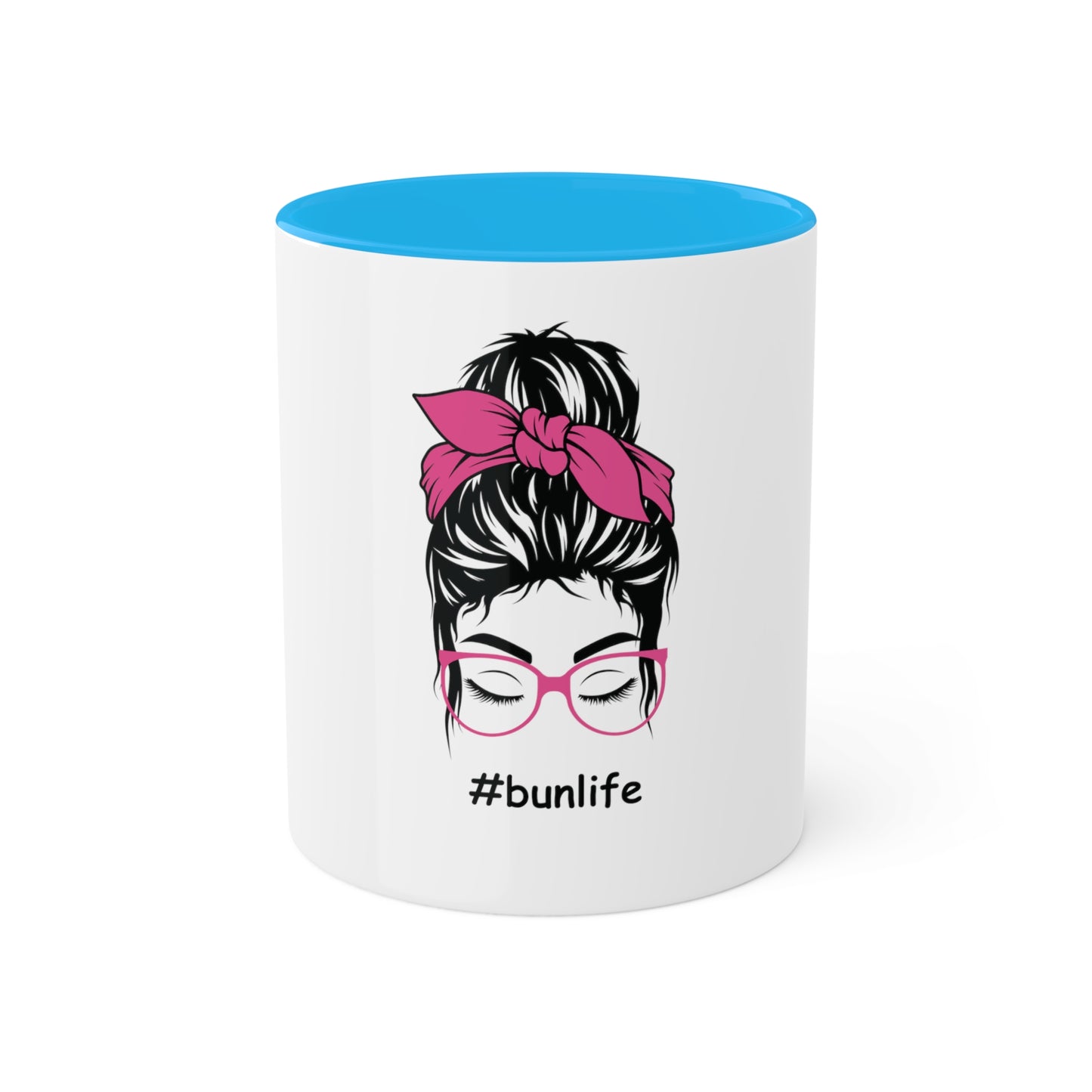 bunlife w/glasses Custom Personalized Mug