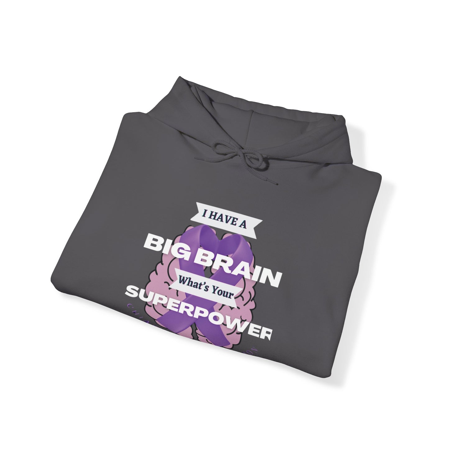 Big Brain whats your Superpower Blend™ Hooded Sweatshirt