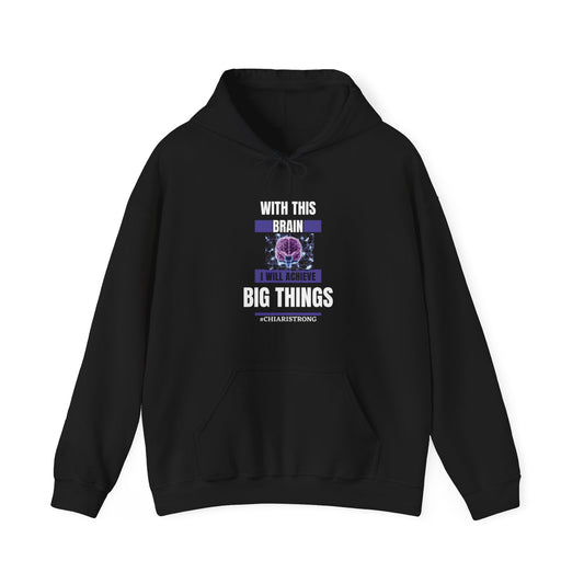 With this Brain I will Achieve Big Things Blend™ Hooded Sweatshirt