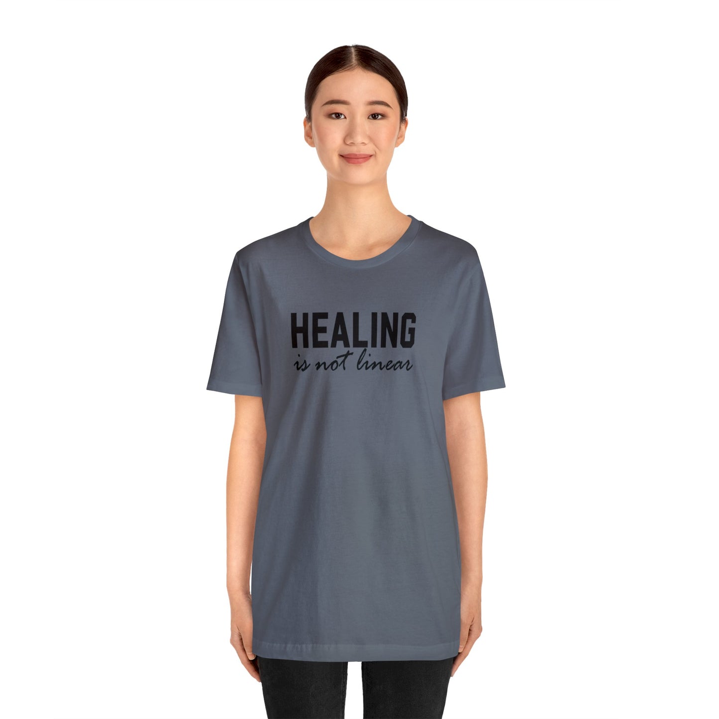 Healing is Not Linear Unisex Jersey Tee