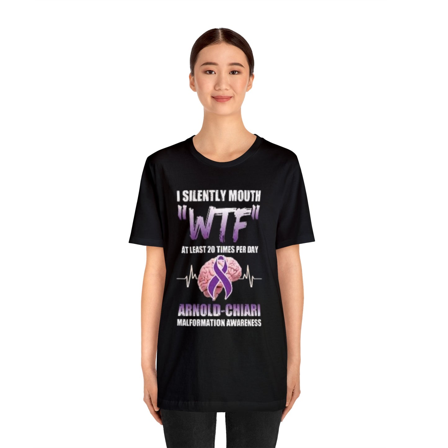 WTF at least 20 times a Day Unisex Jersey Tee