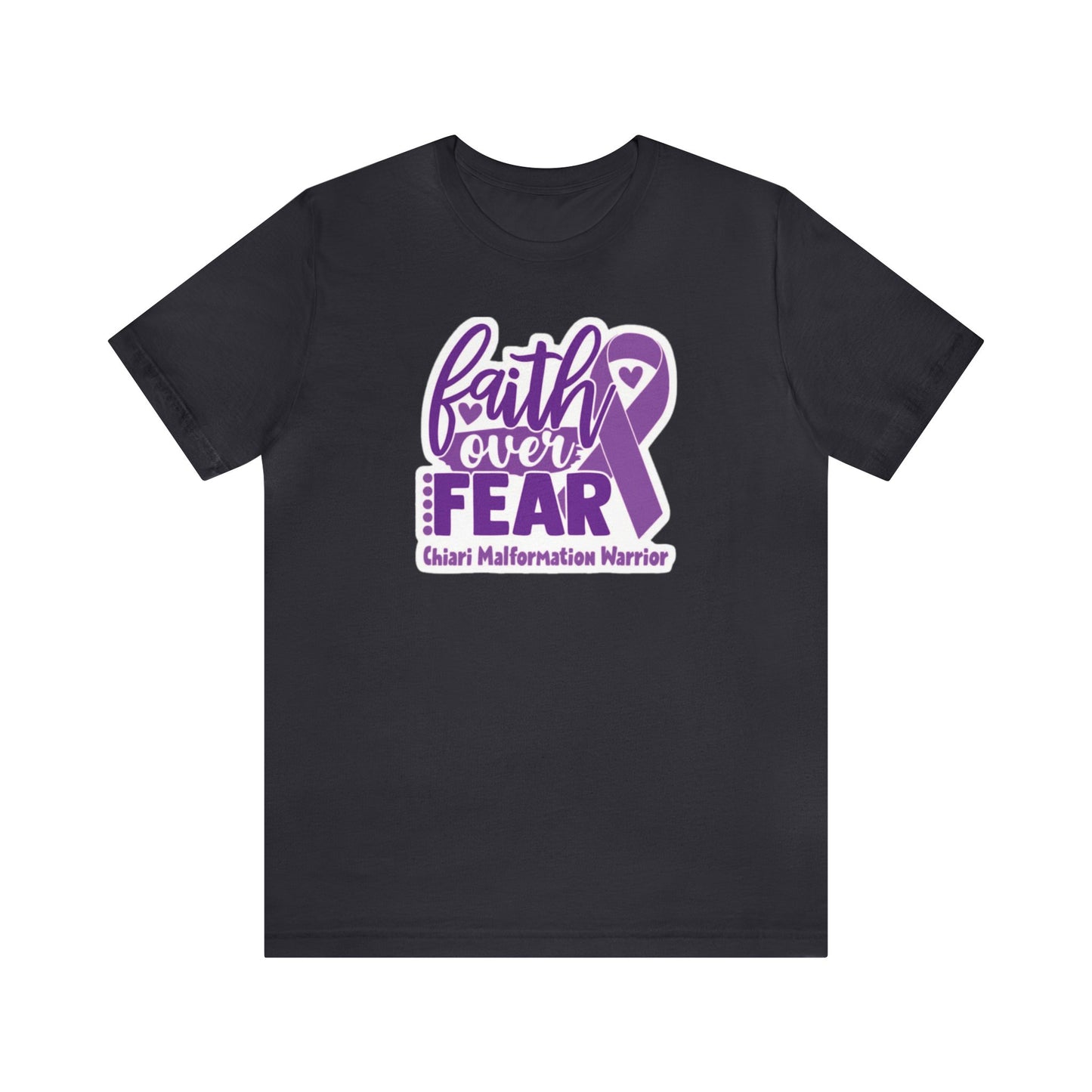 Faith over Fear Chiari Unisex Jersey Tee