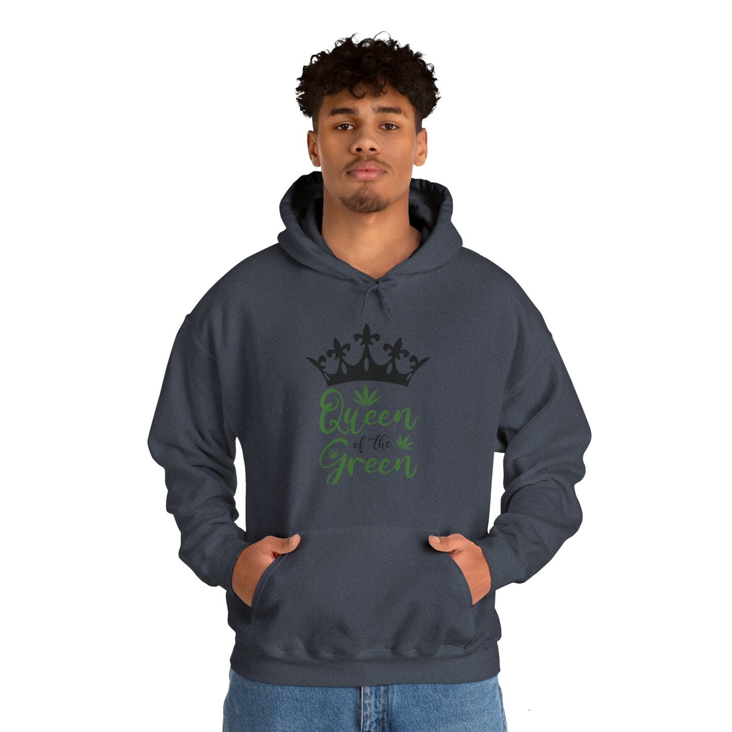 Queen of the Green Unisex Pullover Hoodie Blend™ Sweatshirt