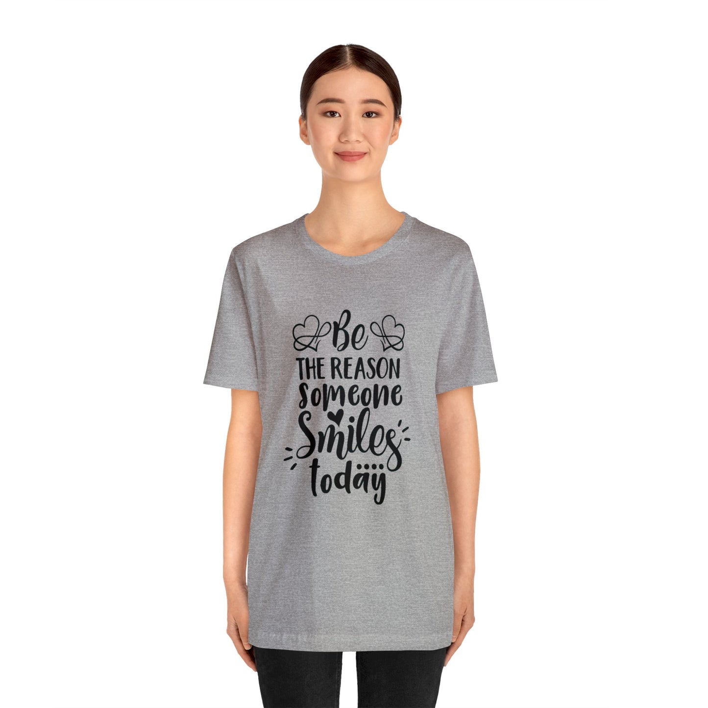 Be the Reason Someone Smiles Unisex Jersey Tee