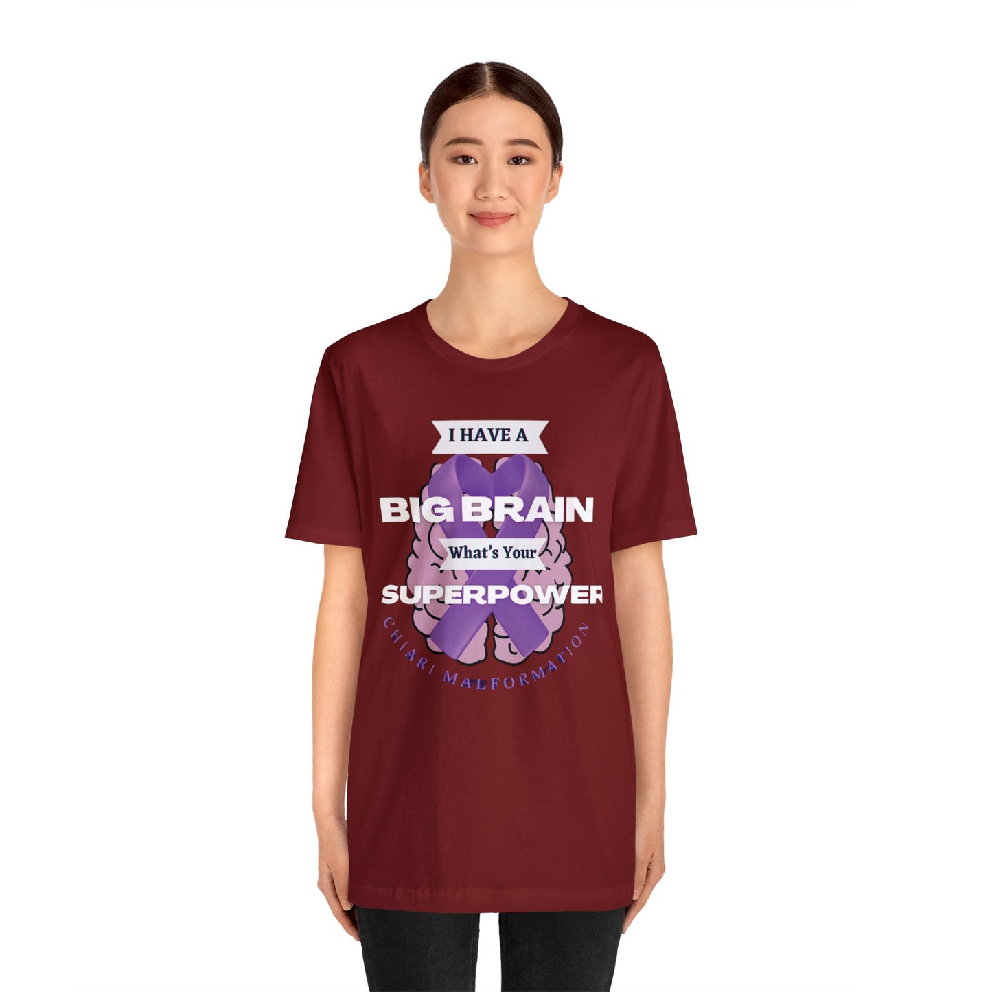 Big Brain whats your Superpower Unisex Jersey Tee