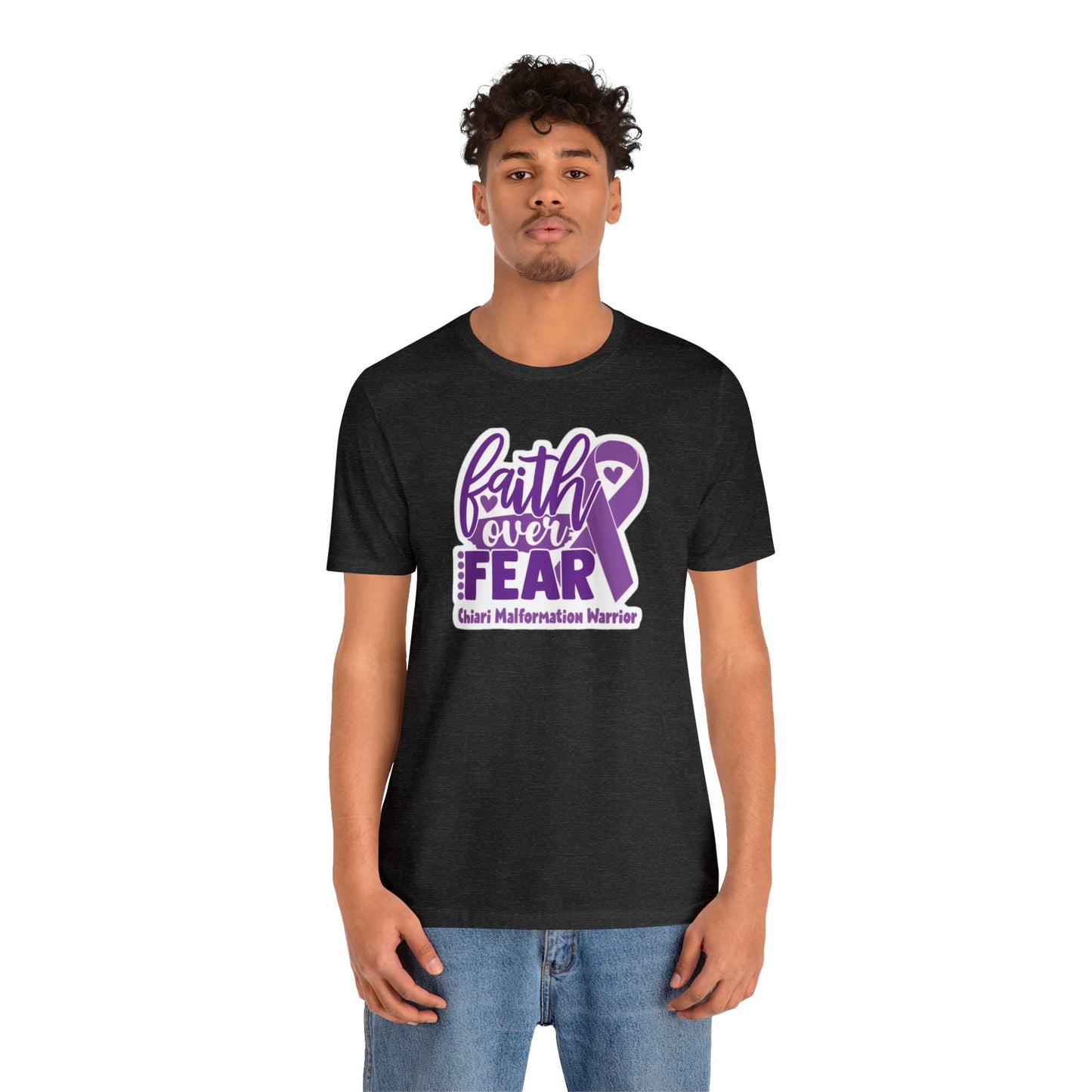 Faith over Fear Chiari Unisex Jersey Tee