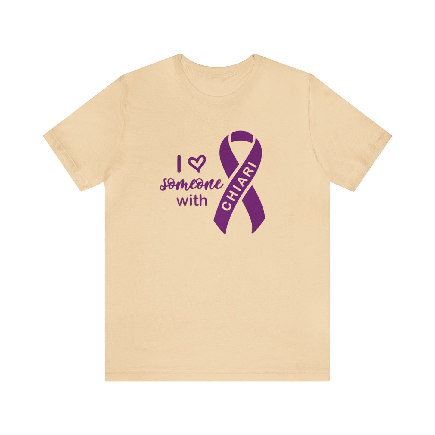 I love someone w/Chiari Unisex Jersey Tee