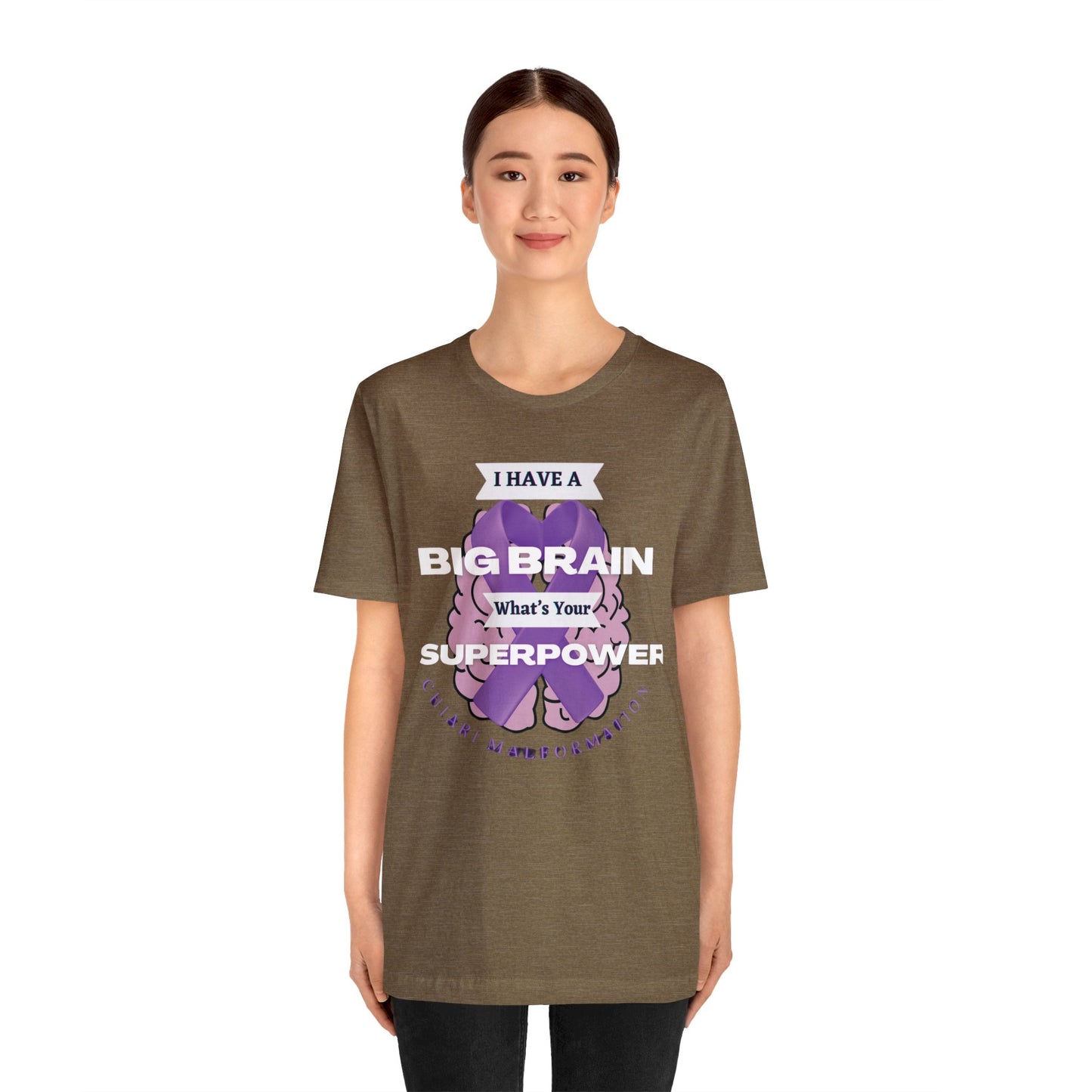 Big Brain whats your Superpower Unisex Jersey Tee