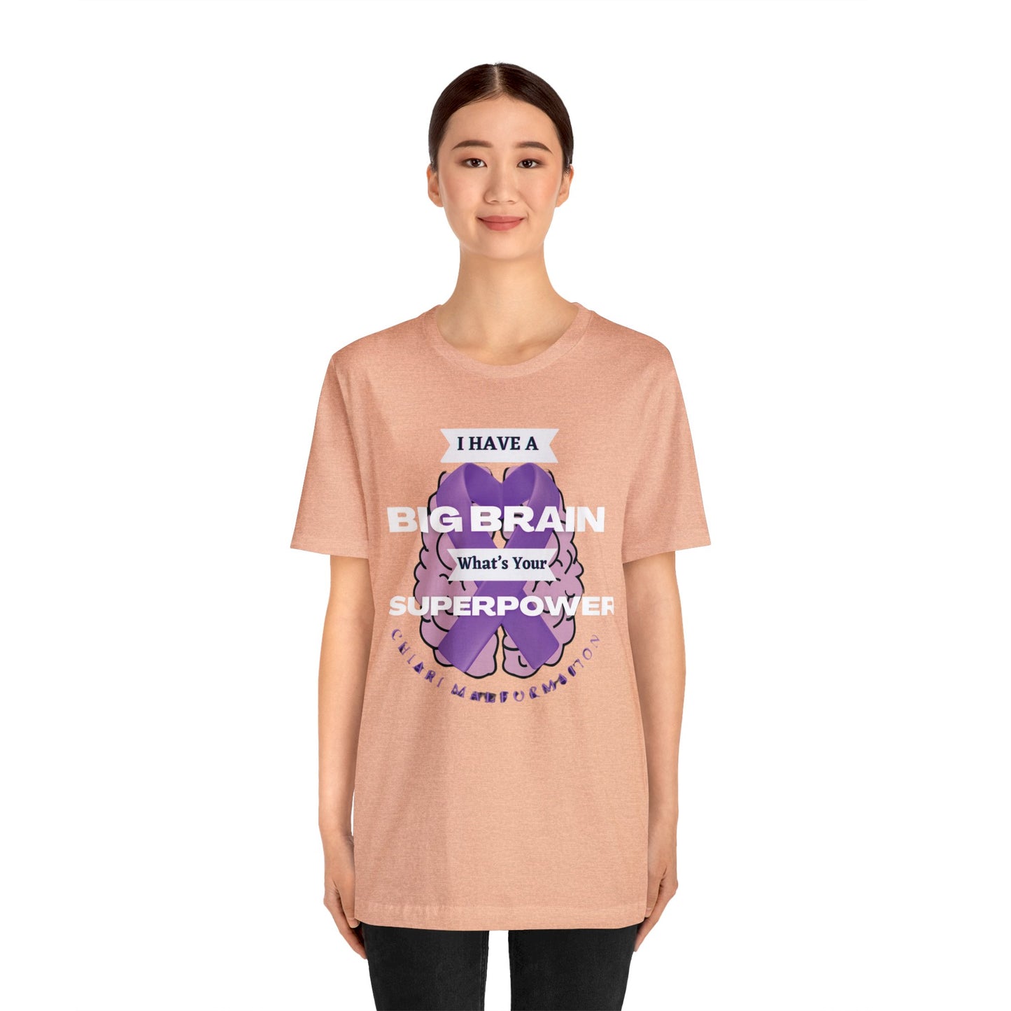 Big Brain whats your Superpower Unisex Jersey Tee