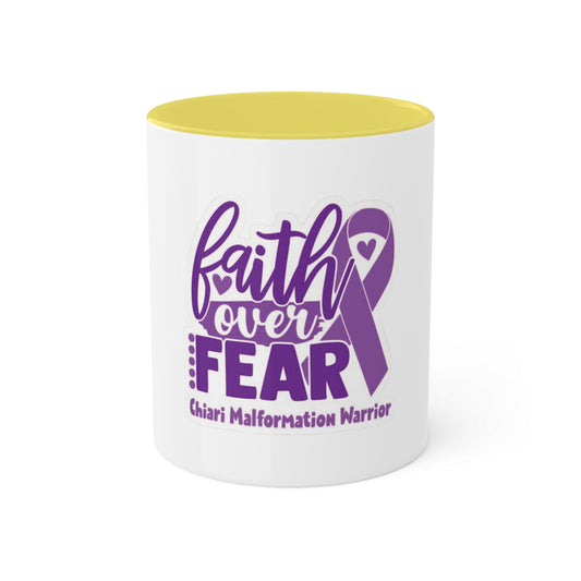 Faith over Fear w/Chiari Custom Personalized Mug