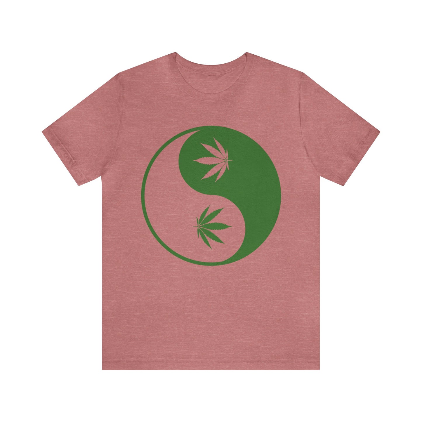 Yin Yang Cannibas Unisex Jersey Tee