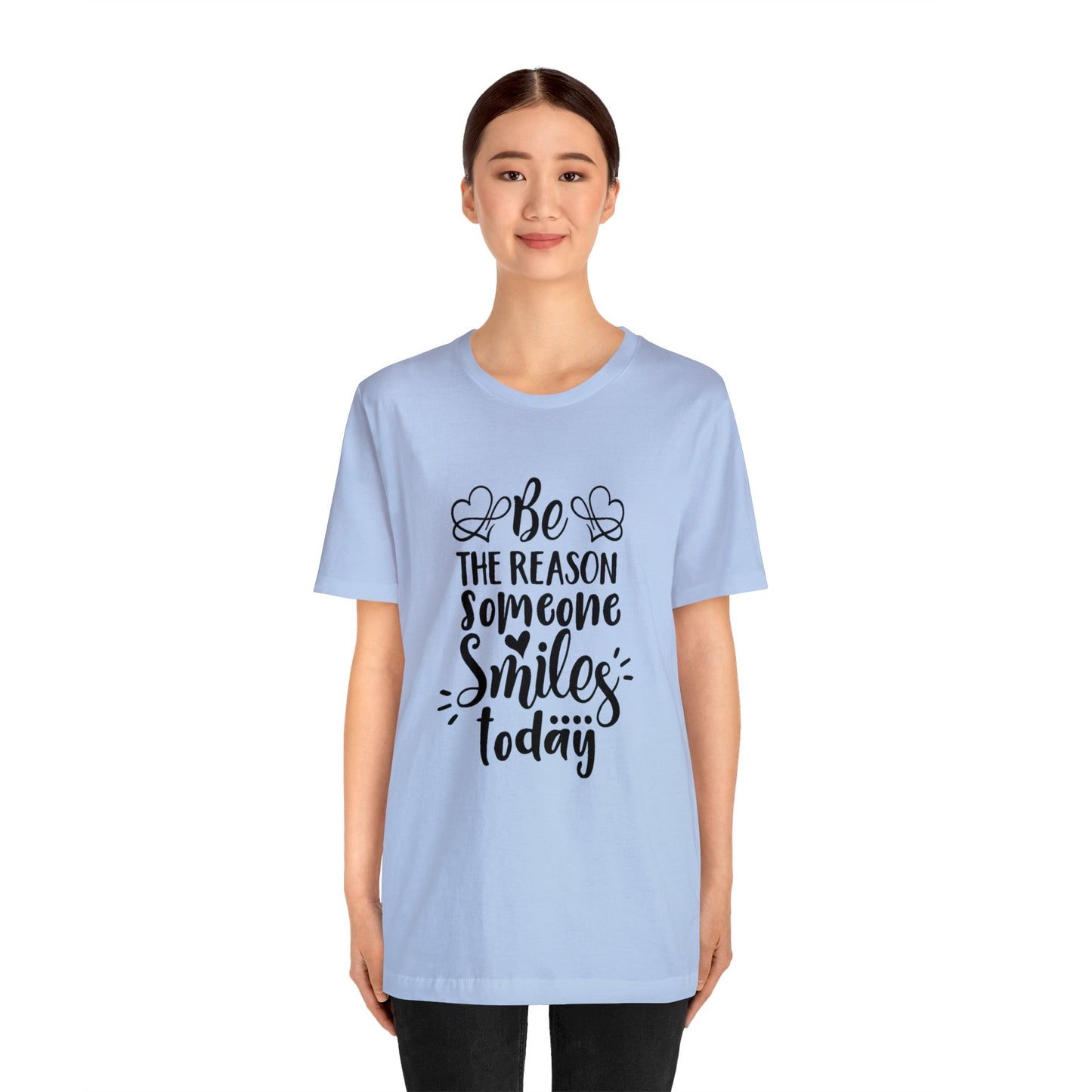 Be the Reason Someone Smiles Unisex Jersey Tee