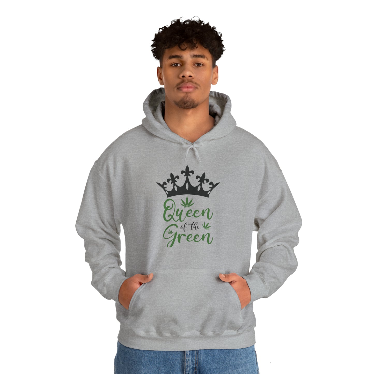 Queen of the Green Unisex Pullover Hoodie Blend™ Sweatshirt
