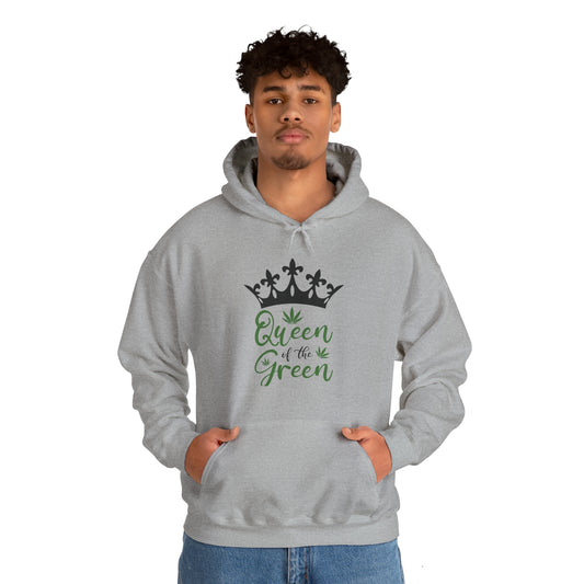 Queen of the Green Unisex Pullover Hoodie Blend™ Sweatshirt