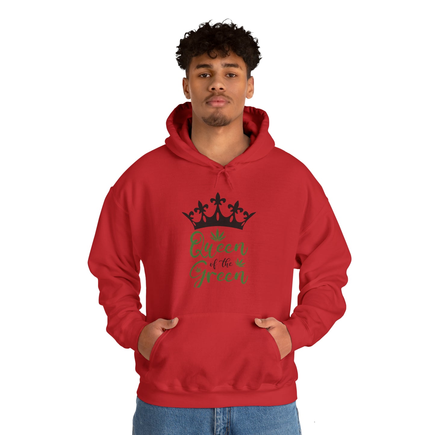Queen of the Green Unisex Pullover Hoodie Blend™ Sweatshirt