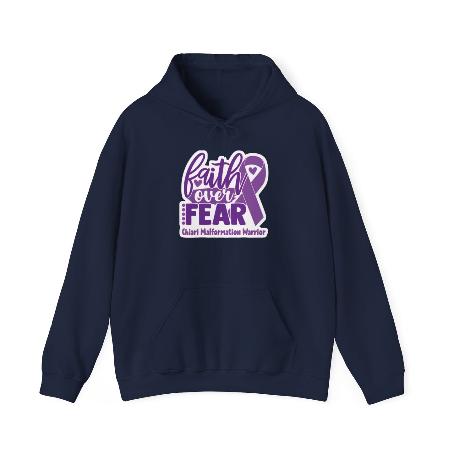 Faith over Fear Chiari Blend™ Hooded Sweatshirt