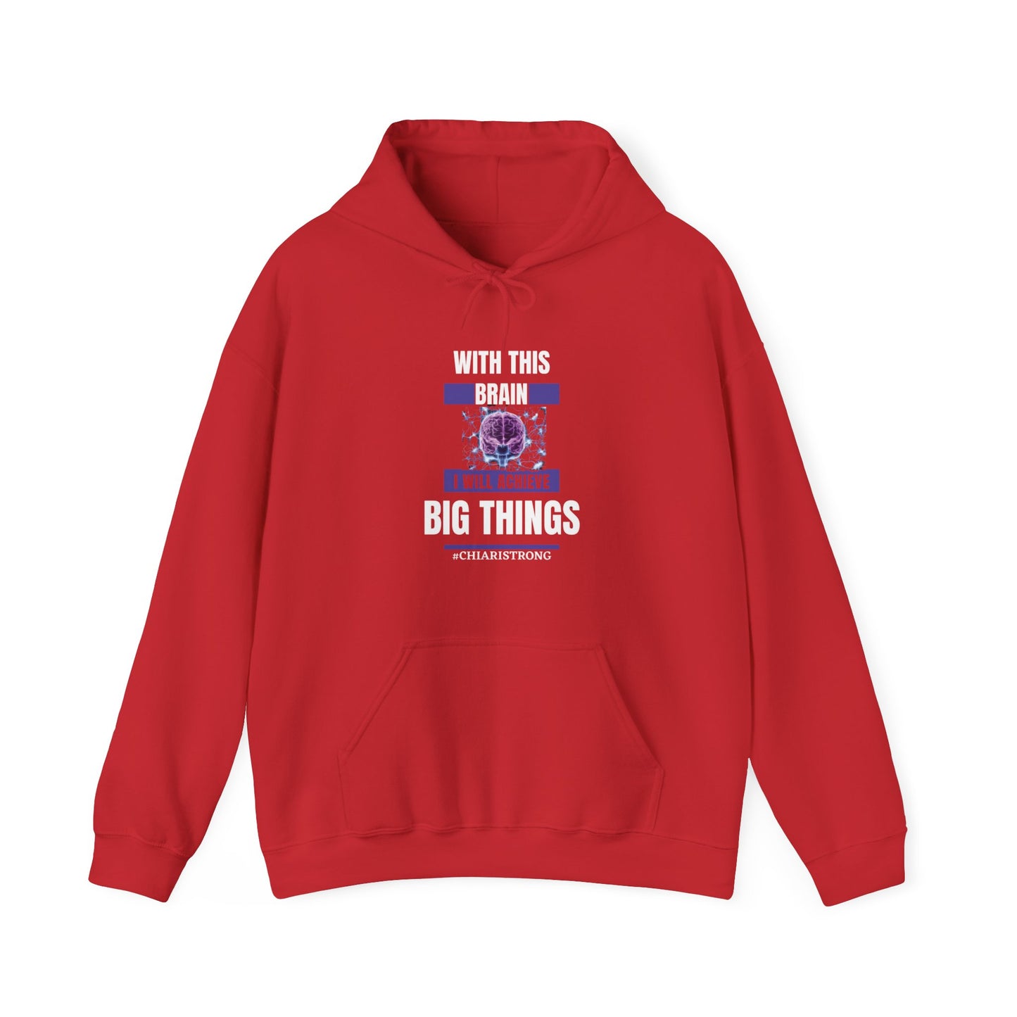 With this Brain I will Achieve Big Things Blend™ Hooded Sweatshirt