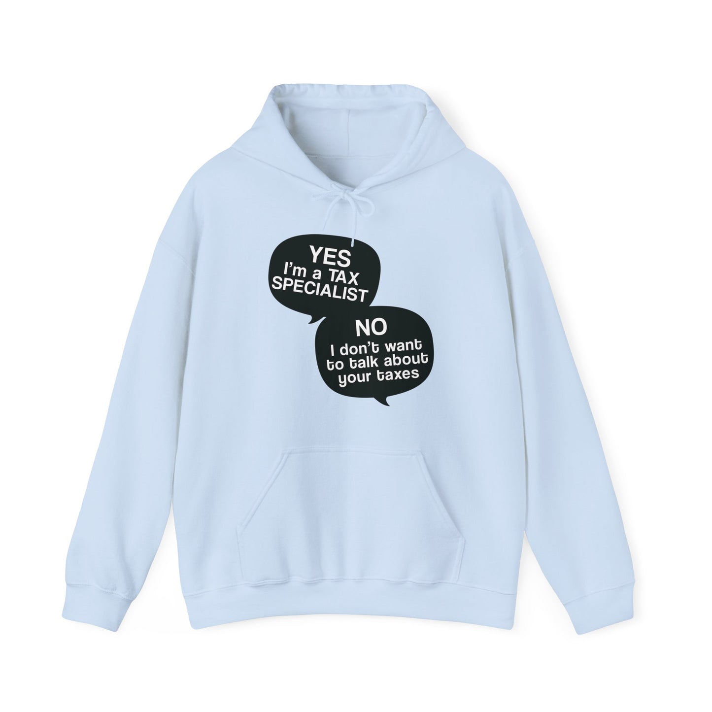 Tax Specialist Talk Bubbles Unisex Pullover Hoodie Blend™ Sweatshirt