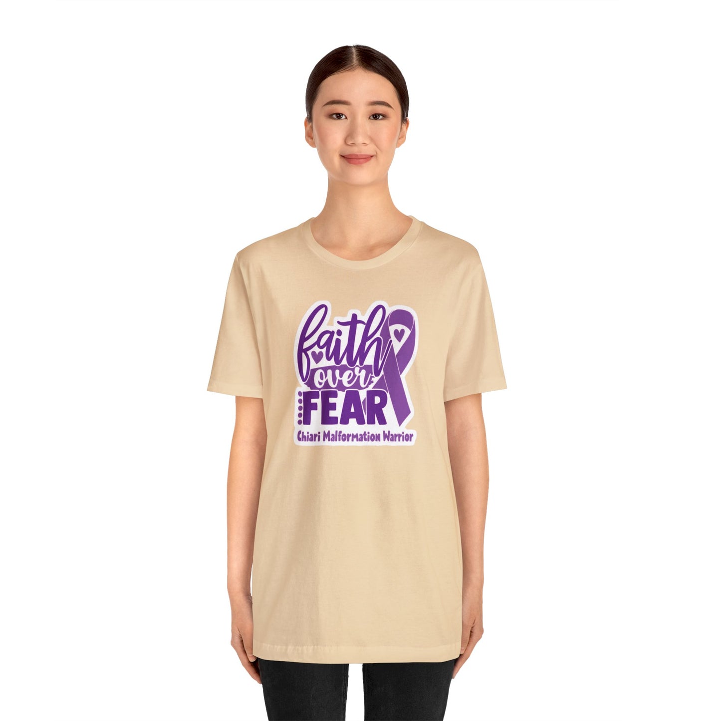 Faith over Fear Chiari Unisex Jersey Tee