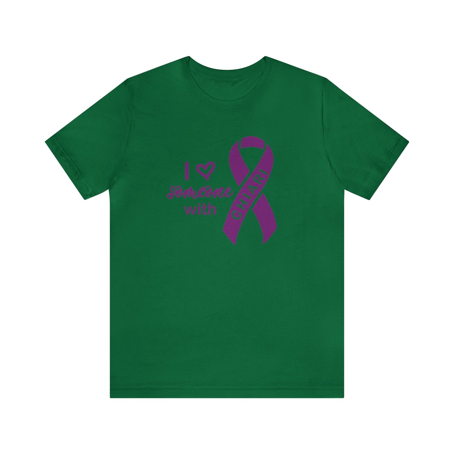 I love someone w/Chiari Unisex Jersey Tee