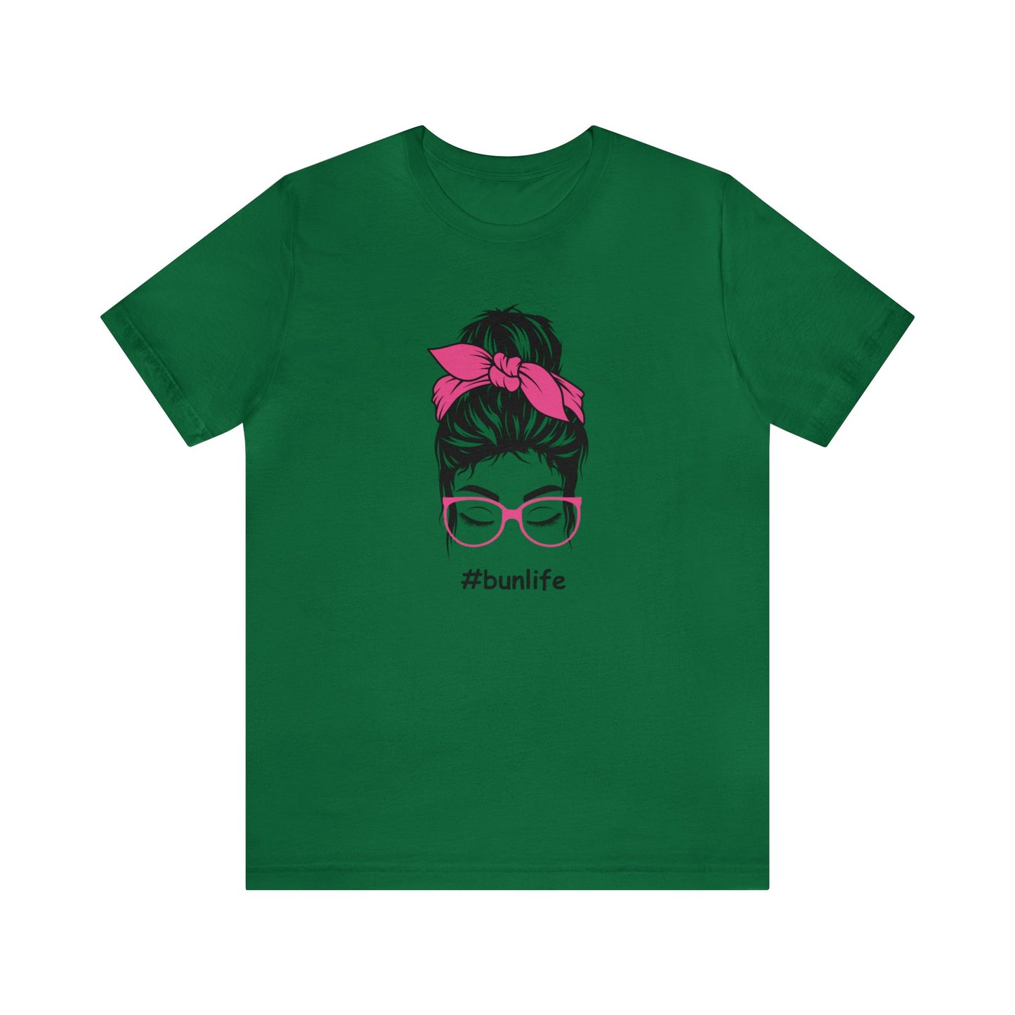 bunlife w/glasses Unisex Jersey Tee