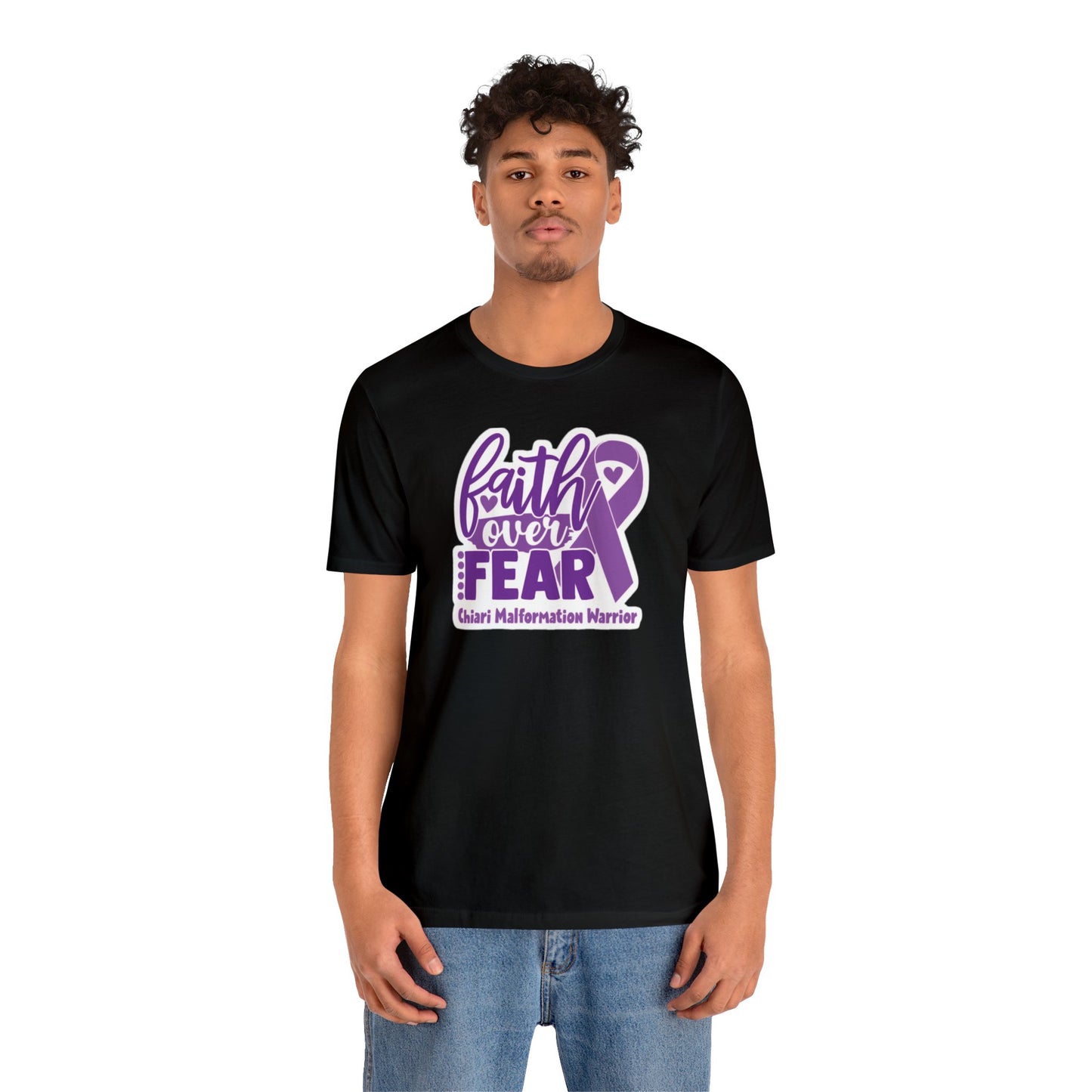 Faith over Fear Chiari Unisex Jersey Tee