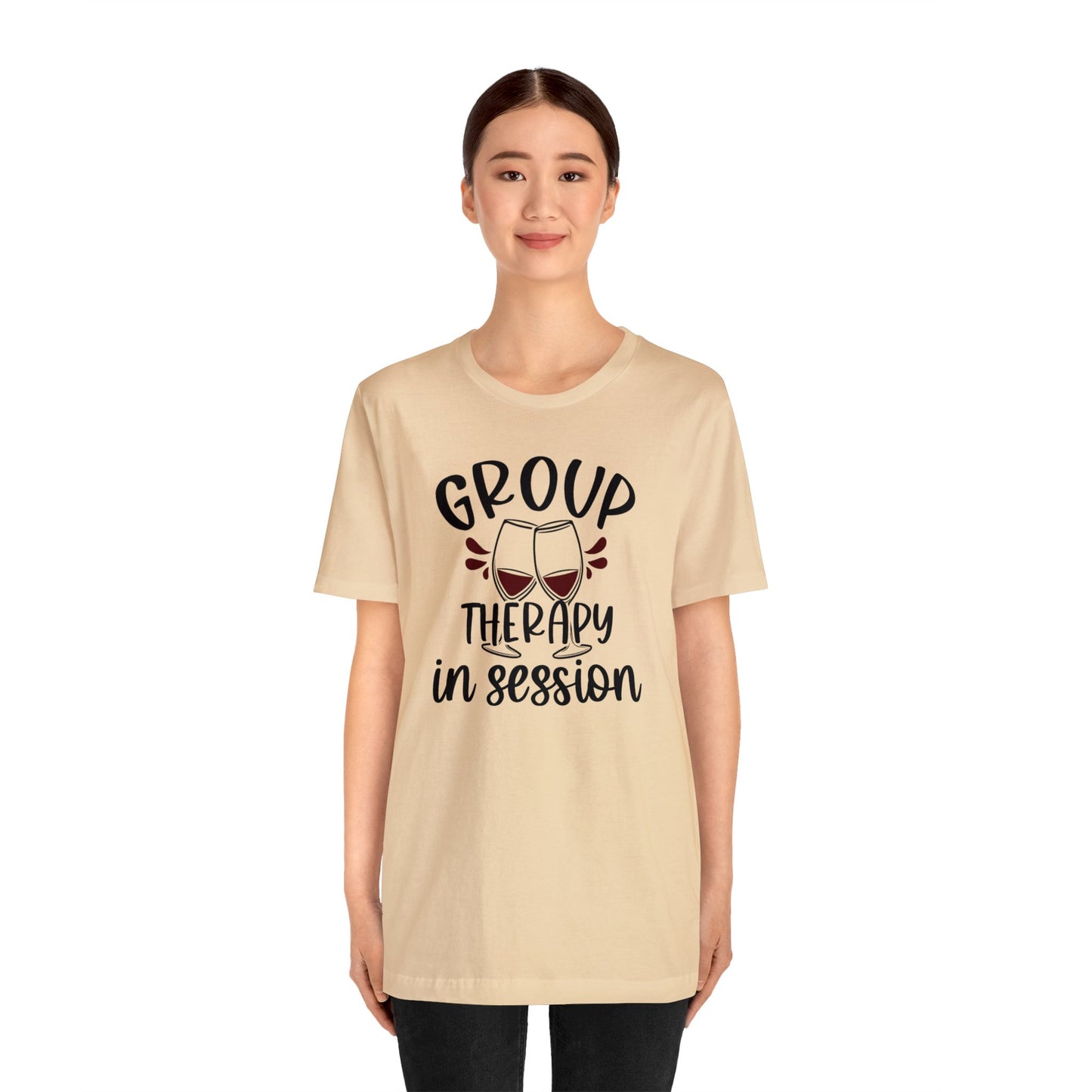 Group Therapy in Session Unisex Jersey Tee