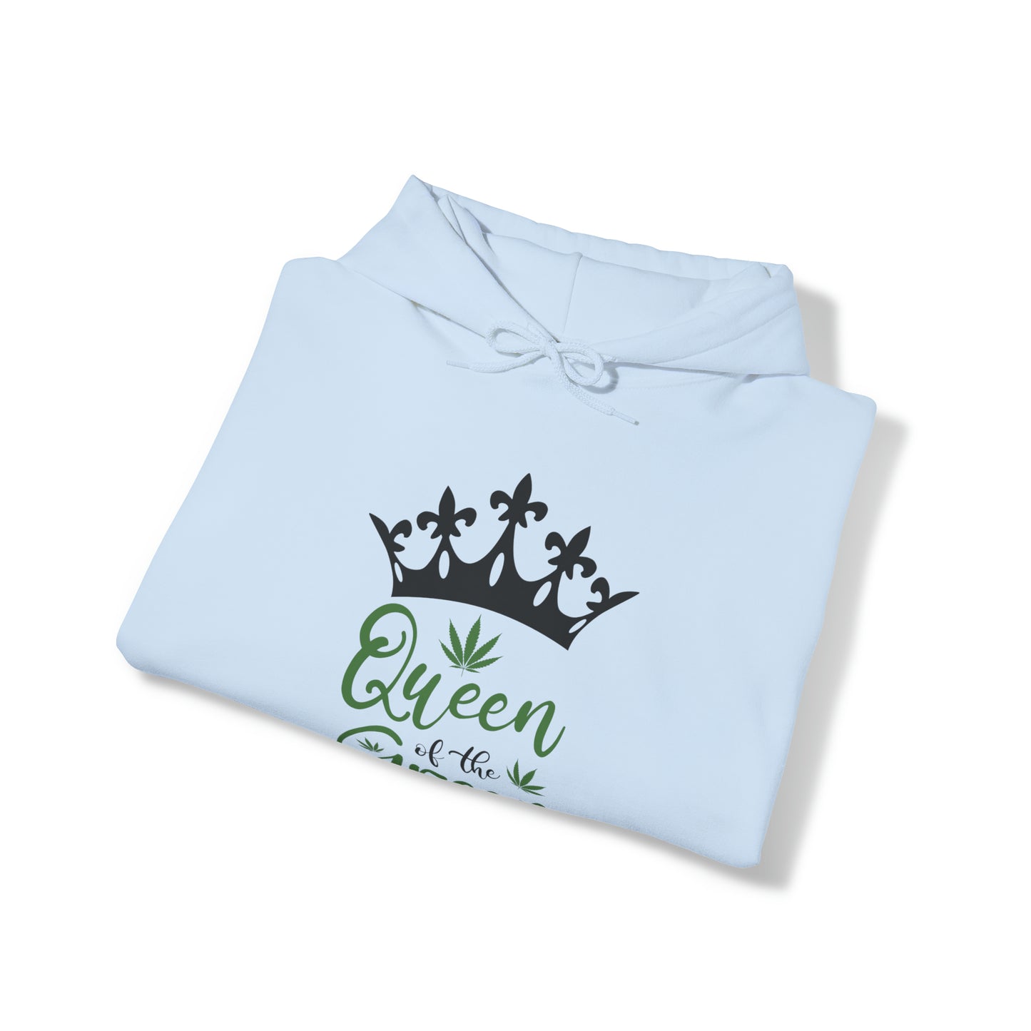 Queen of the Green Unisex Pullover Hoodie Blend™ Sweatshirt