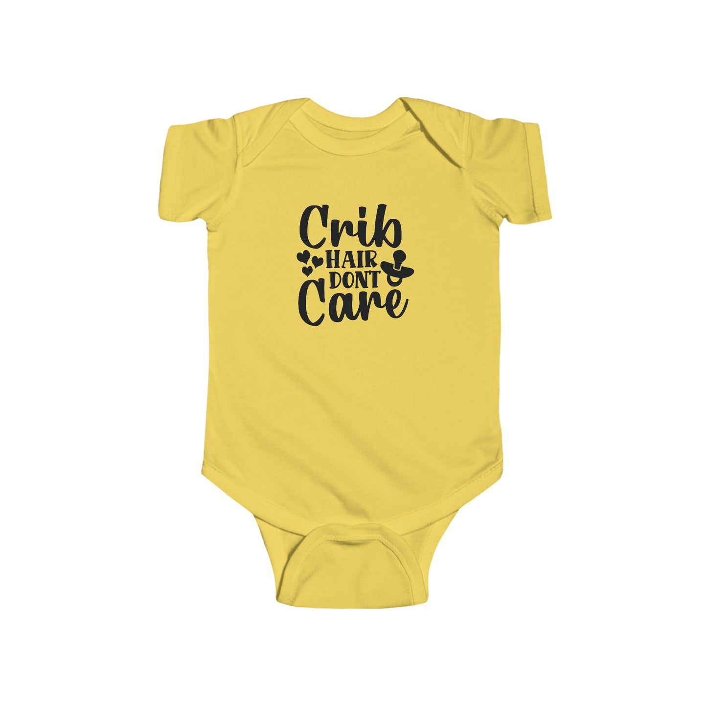 Crib Hair Dont Care Infant Jersey Bodysuit Onesie