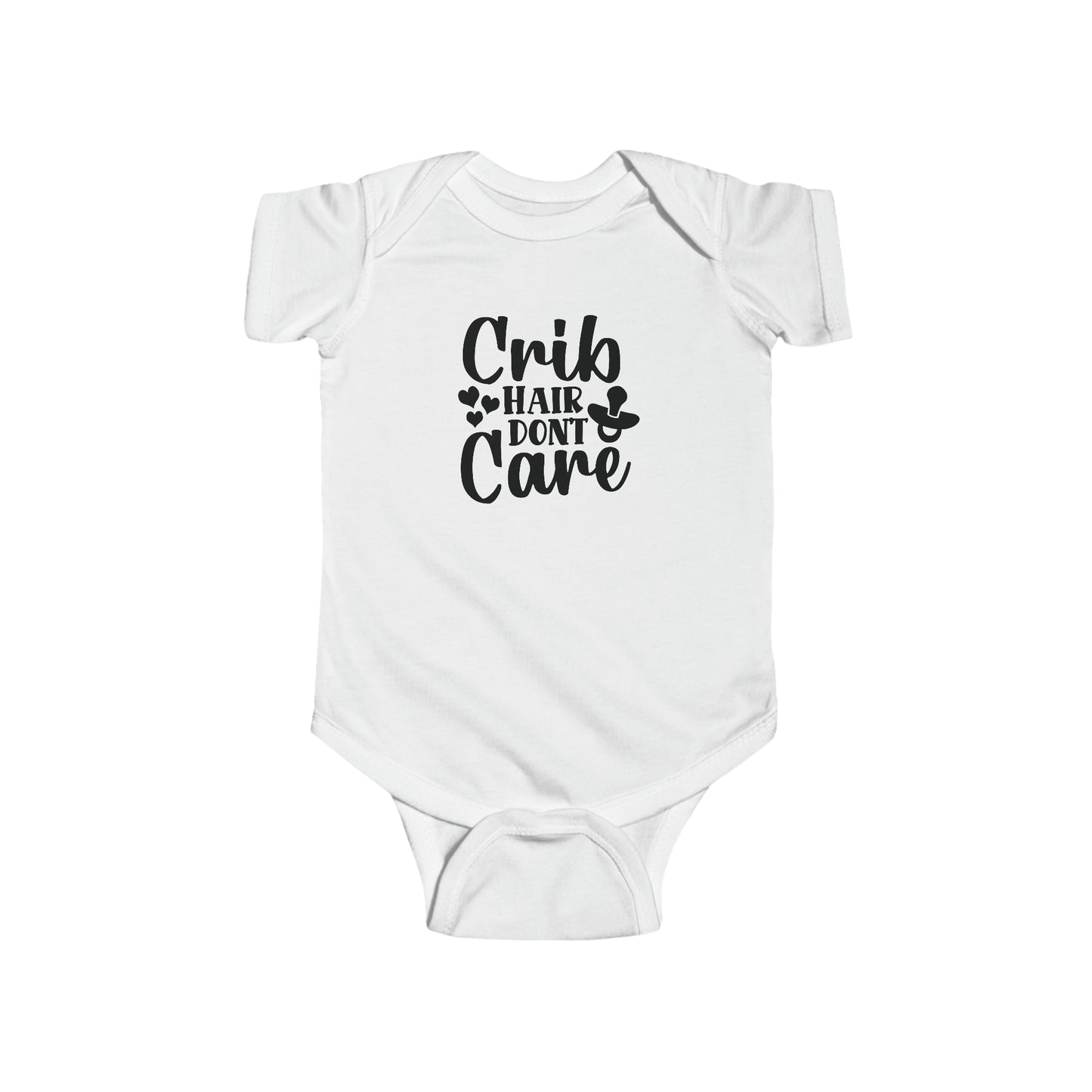 Crib Hair Dont Care Infant Jersey Bodysuit Onesie