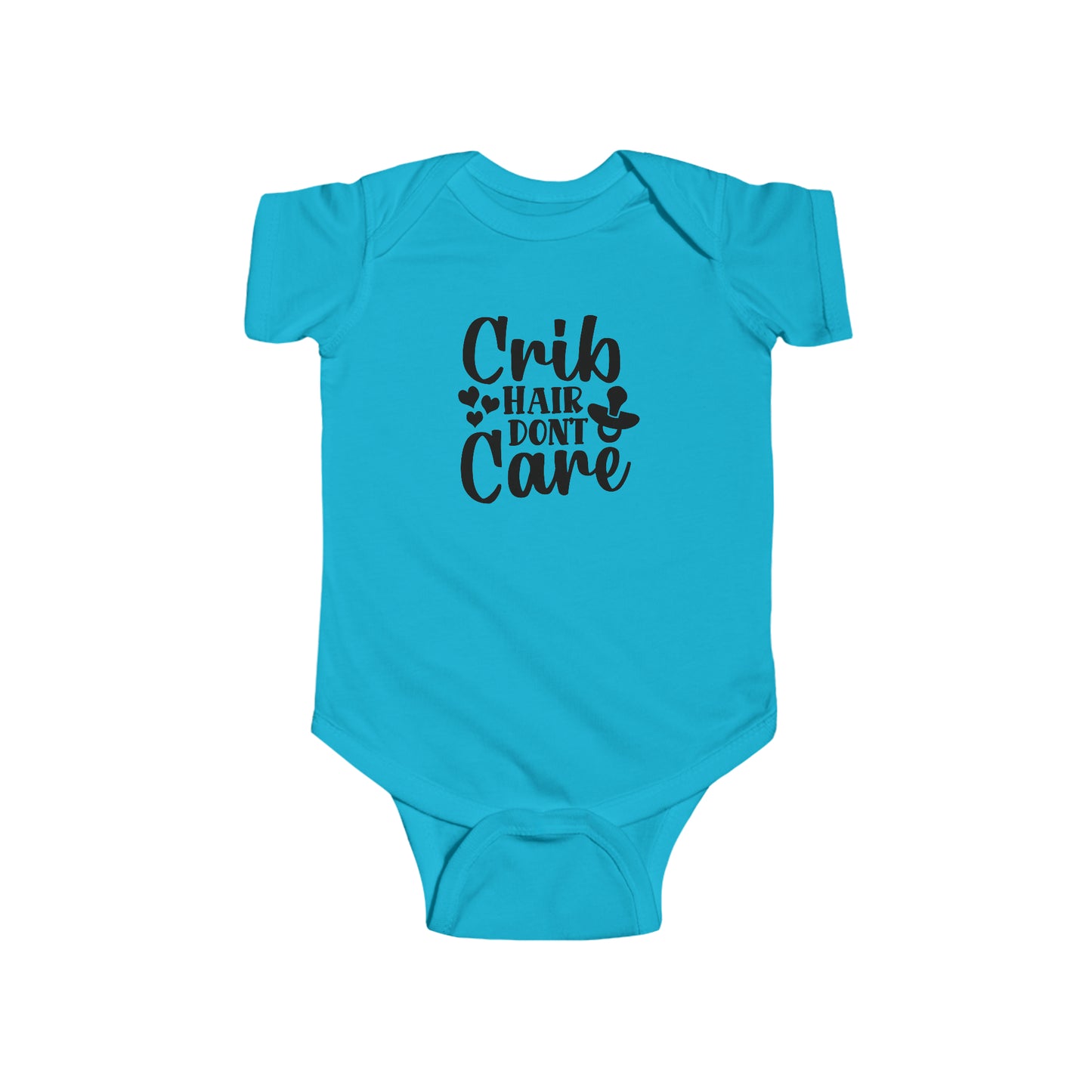 Crib Hair Dont Care Infant Jersey Bodysuit Onesie