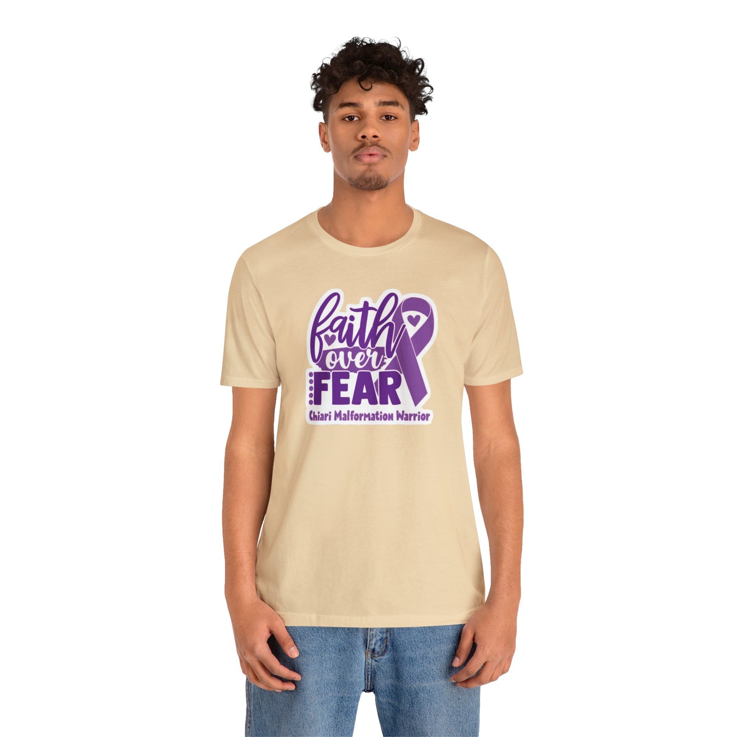 Faith over Fear Chiari Unisex Jersey Tee