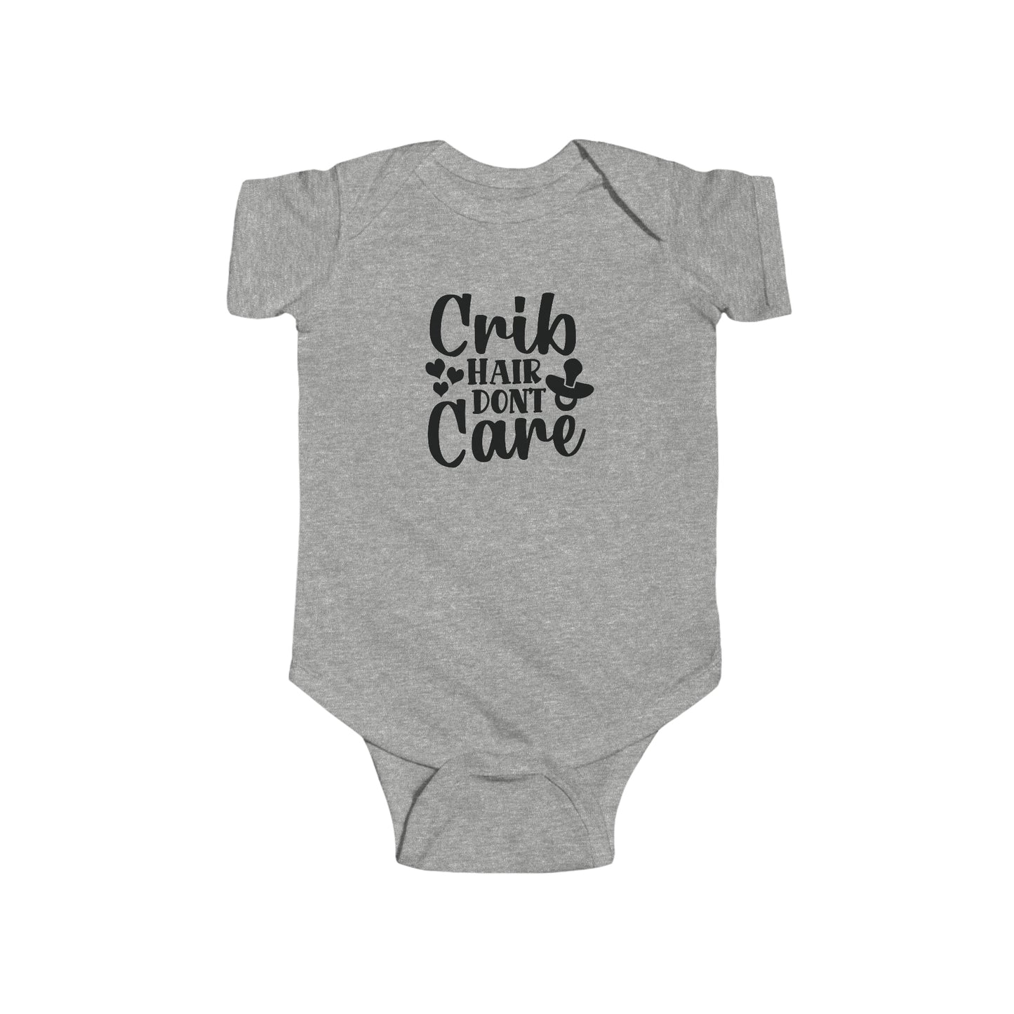 Crib Hair Dont Care Infant Jersey Bodysuit Onesie