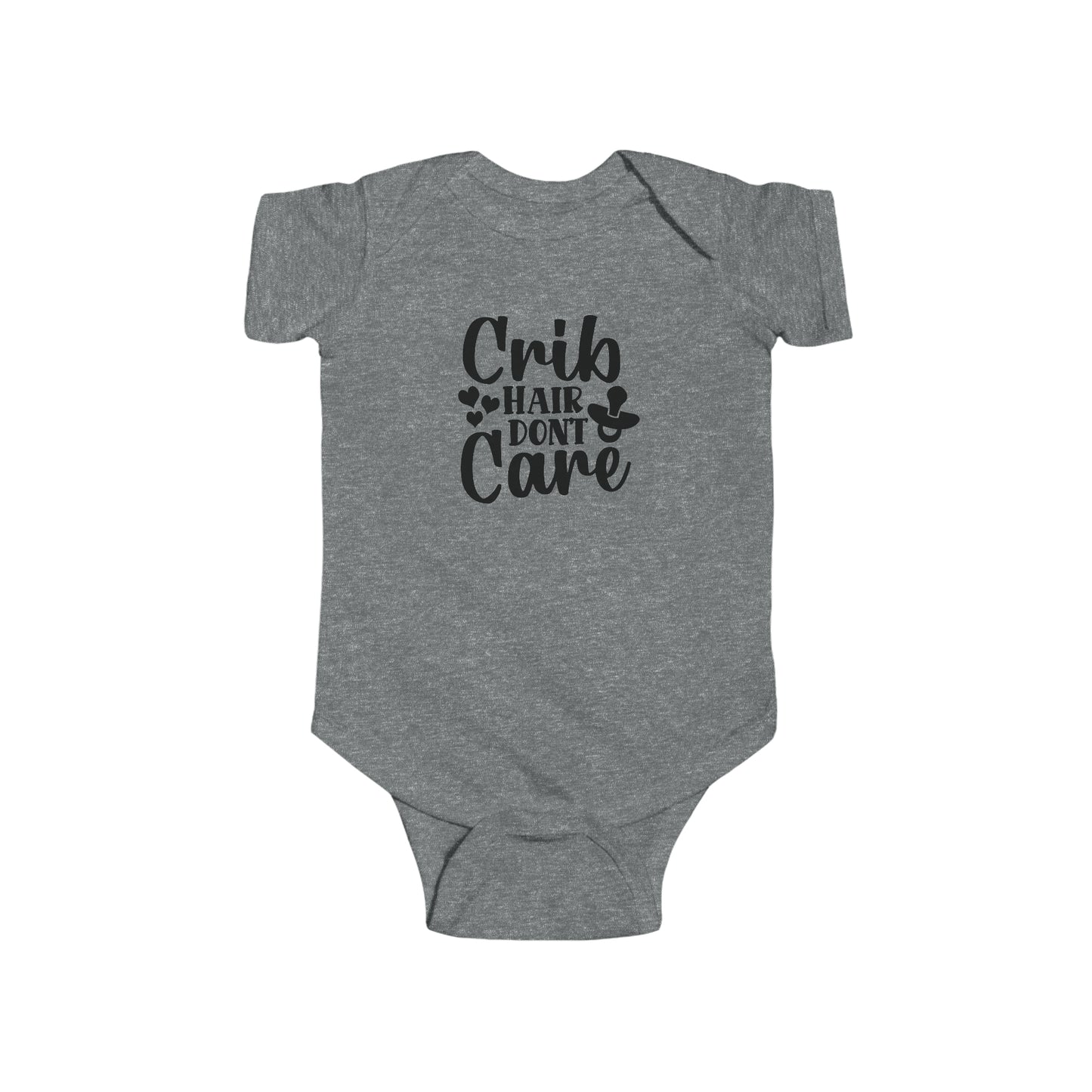 Crib Hair Dont Care Infant Jersey Bodysuit Onesie