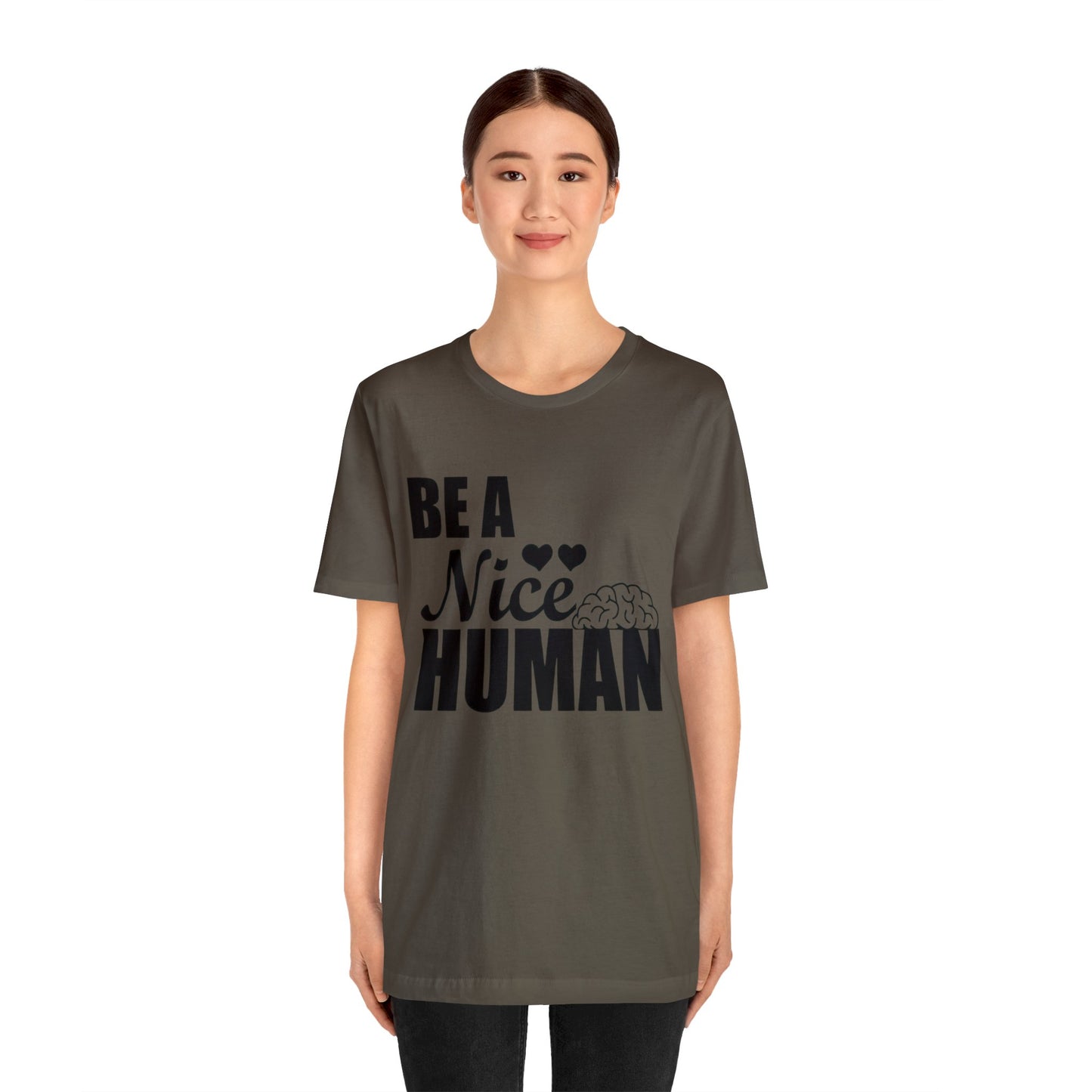 Be A Nice Human Unisex Jersey Tee