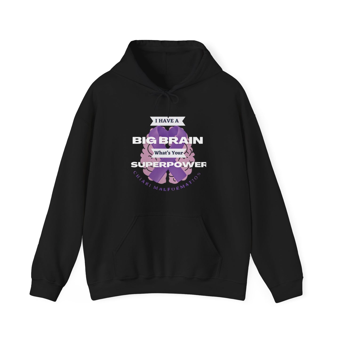 Big Brain whats your Superpower Blend™ Hooded Sweatshirt