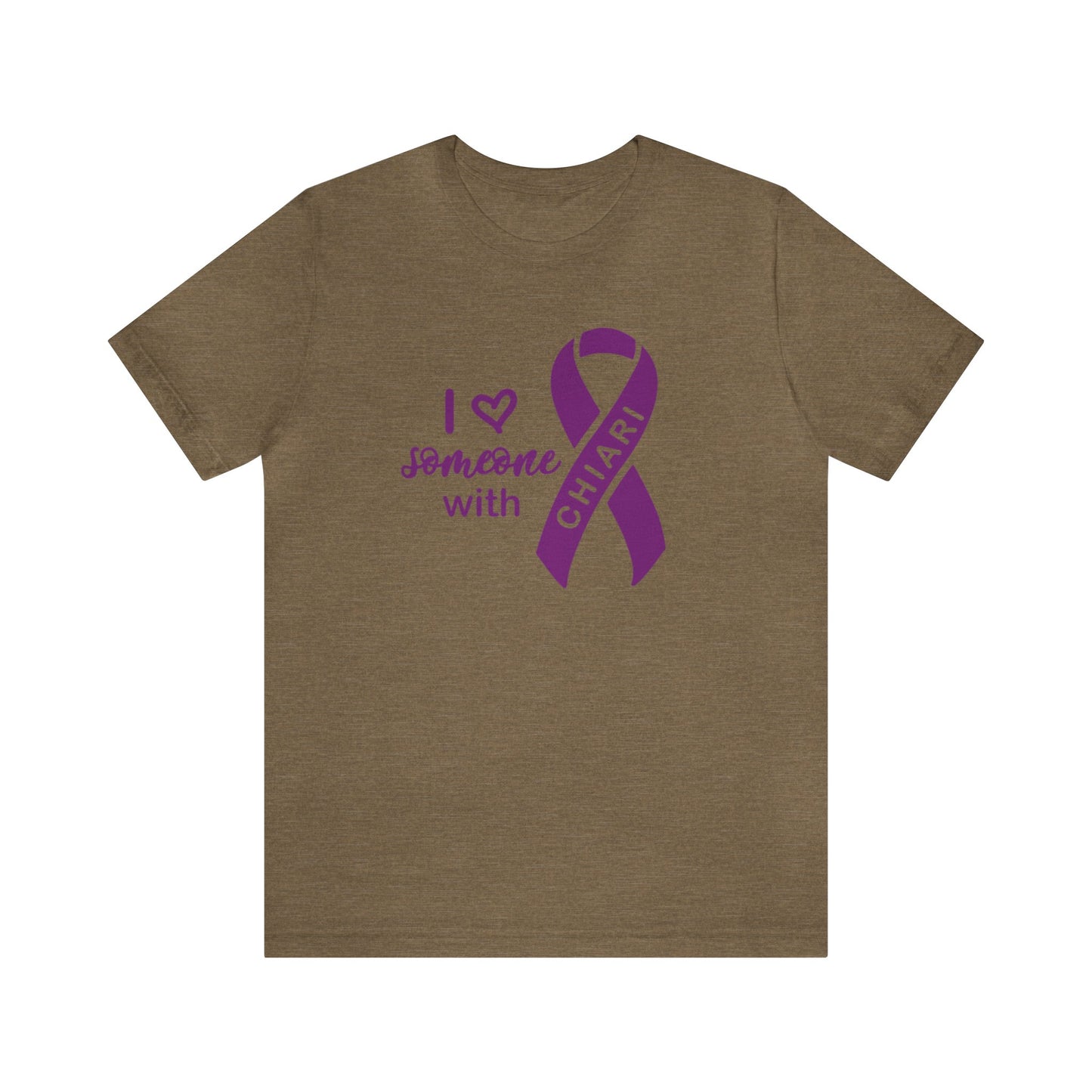 I love someone w/Chiari Unisex Jersey Tee