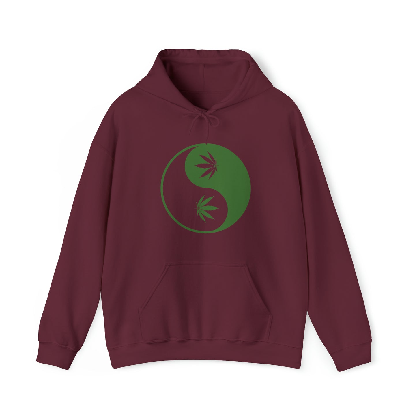 Yin Yang Leaf Unisex Pullover Hoodie Blend™ Sweatshirt