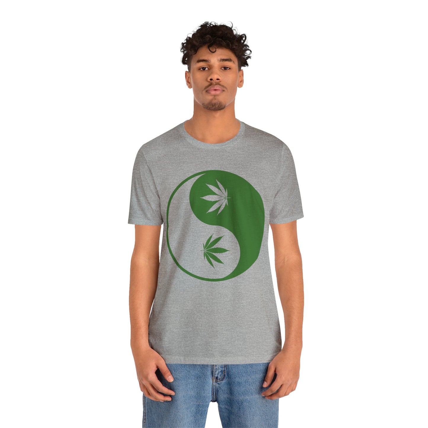 Yin Yang Cannibas Unisex Jersey Tee