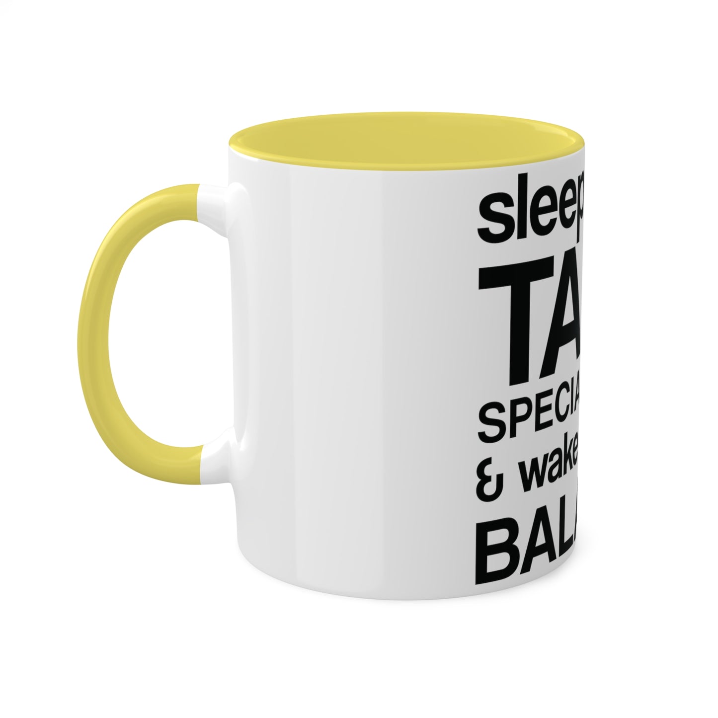 Sleep & Wake Up Balanced, Custom Personalized Mug