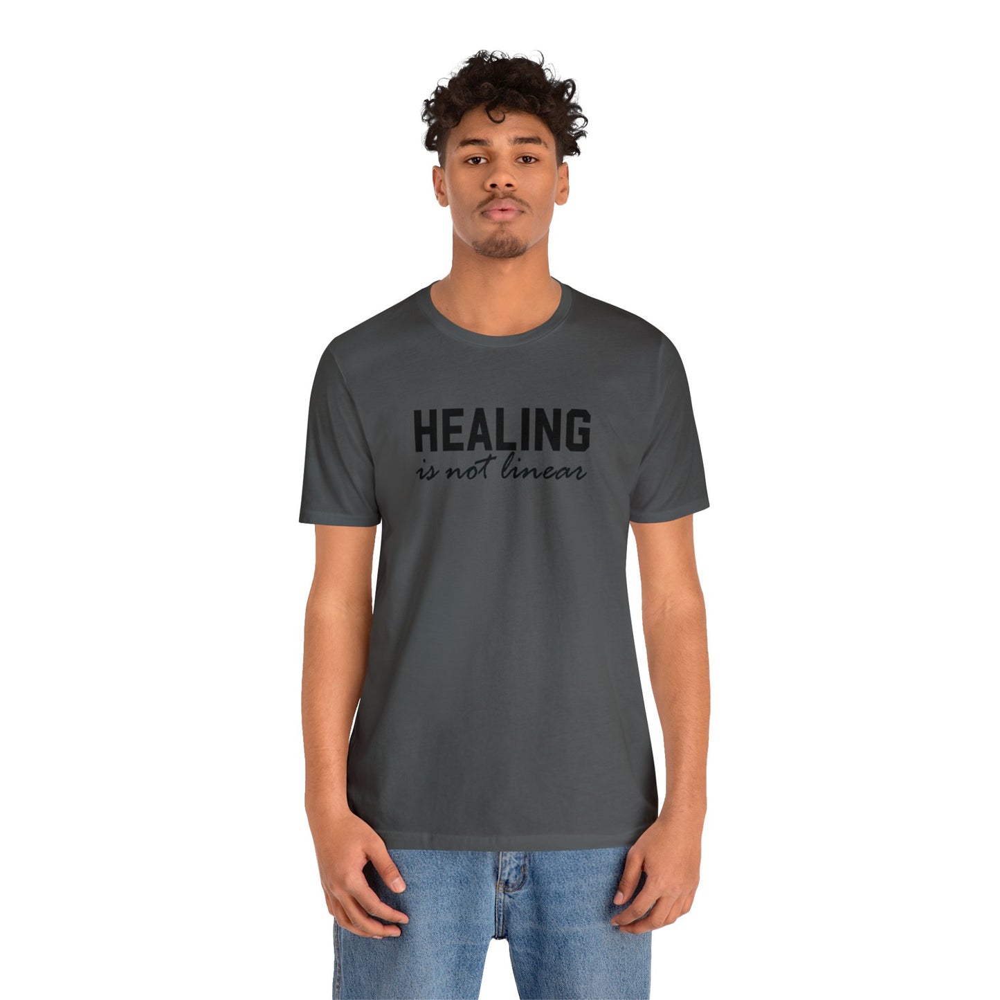 Healing is Not Linear Unisex Jersey Tee