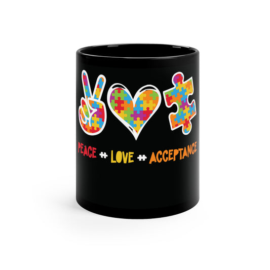 Peace Love Acceptance Custom Mug