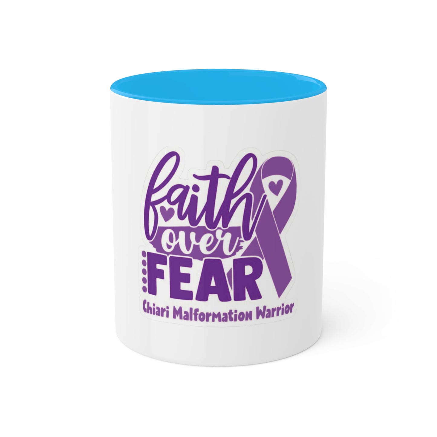 Faith over Fear w/Chiari Custom Personalized Mug